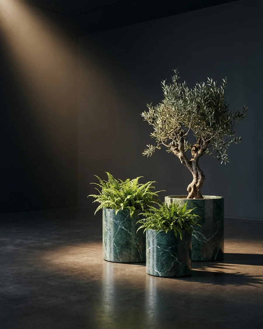 Stone planters
