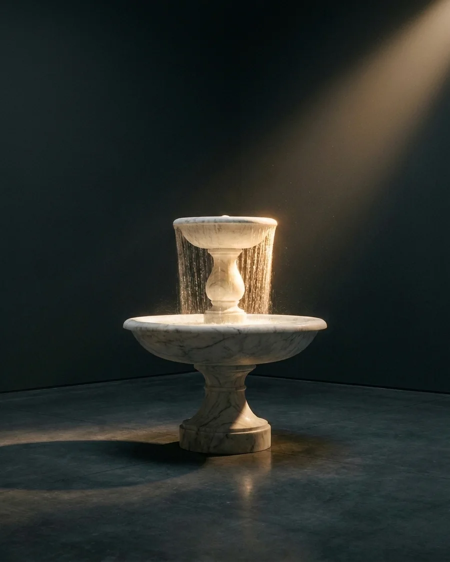 Dhara in Indian Statuario Marble — seen from another angle