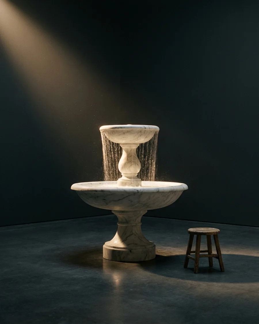 Dhara — Indian Statuario Marble · Fountains