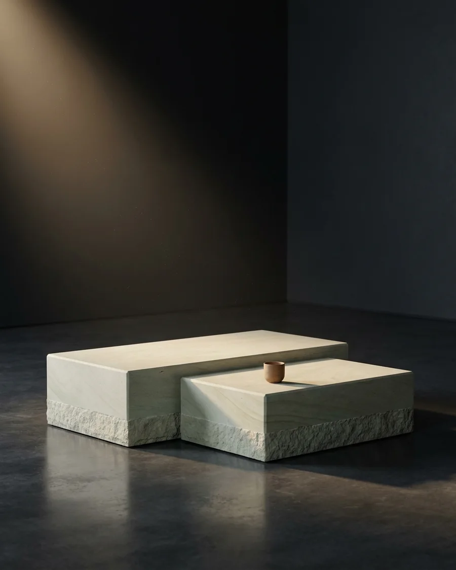 Sthira — Mint Sandstone · set of two