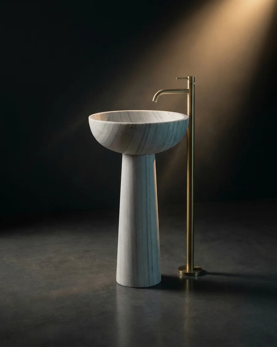 Meru in Pearl White Quartzite — seen from another angle