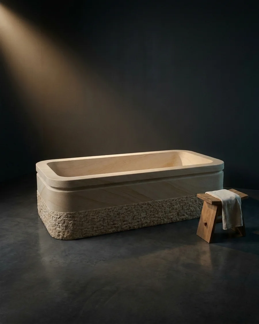 Kunda in Dholpur Beige Sandstone — seen from another angle