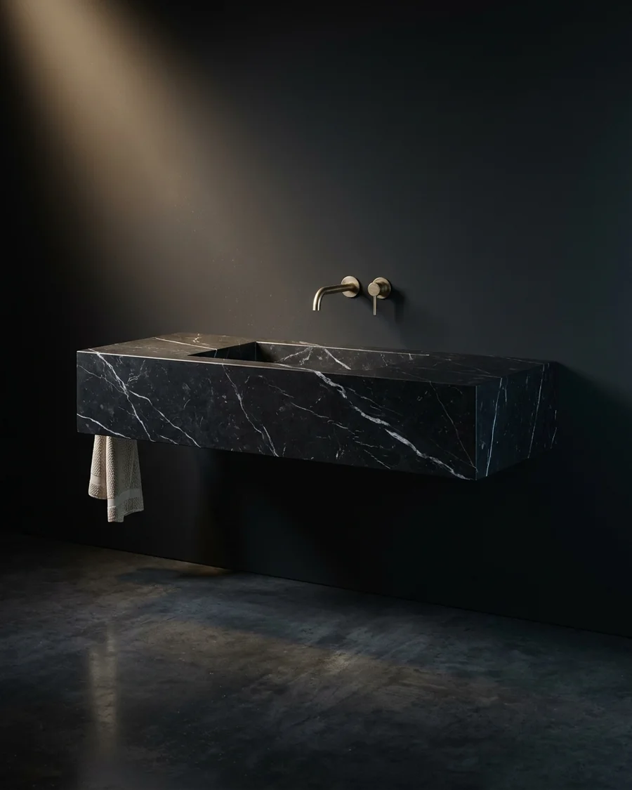 Aadhar — Bhainslana Black · wall-hung, 150 cm