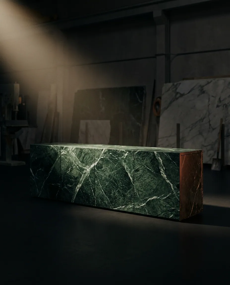 Sandhya — Udaipur Green Marble · sideboard, 180 cm